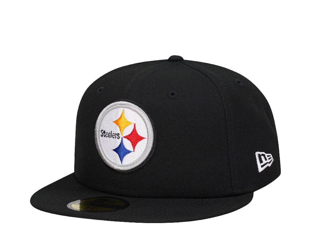 New Era Pittsburgh Steelers Black Classic Edition 59Fifty Fitted Hat