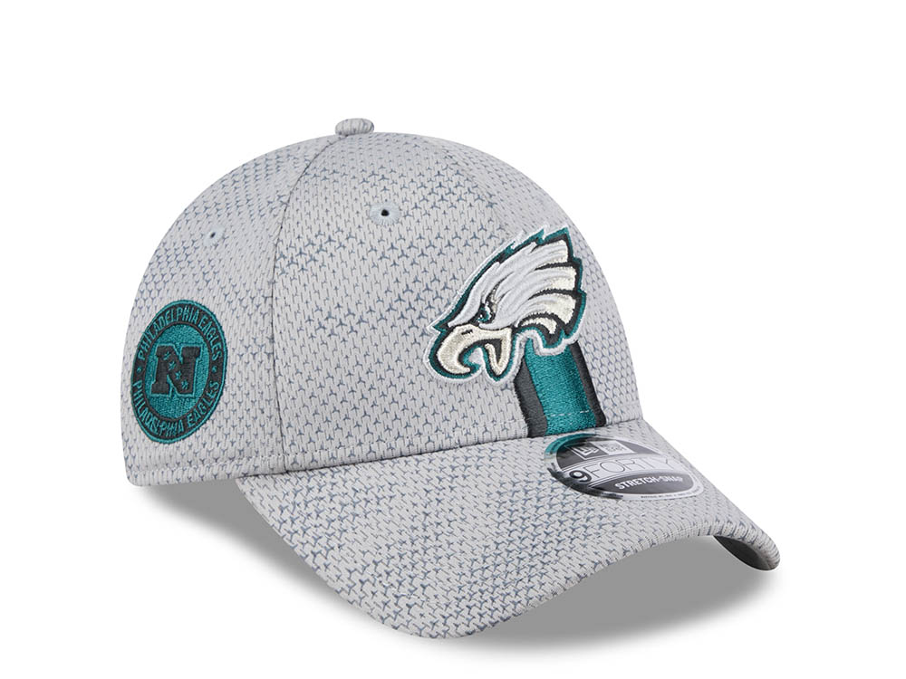 New Era Philadelphia Eagles Sideline 2024 9Forty Stretch Snapback Hat