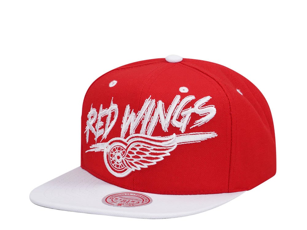 Mitchell & Ness Detroit Red Wings Transcript Two Tone Snapback Hat