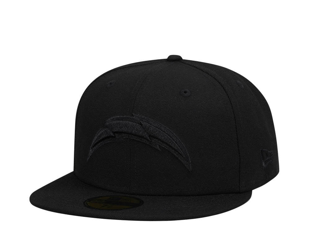 New Era Los Angeles Chargers All Black Edition 59Fifty Fitted Hat