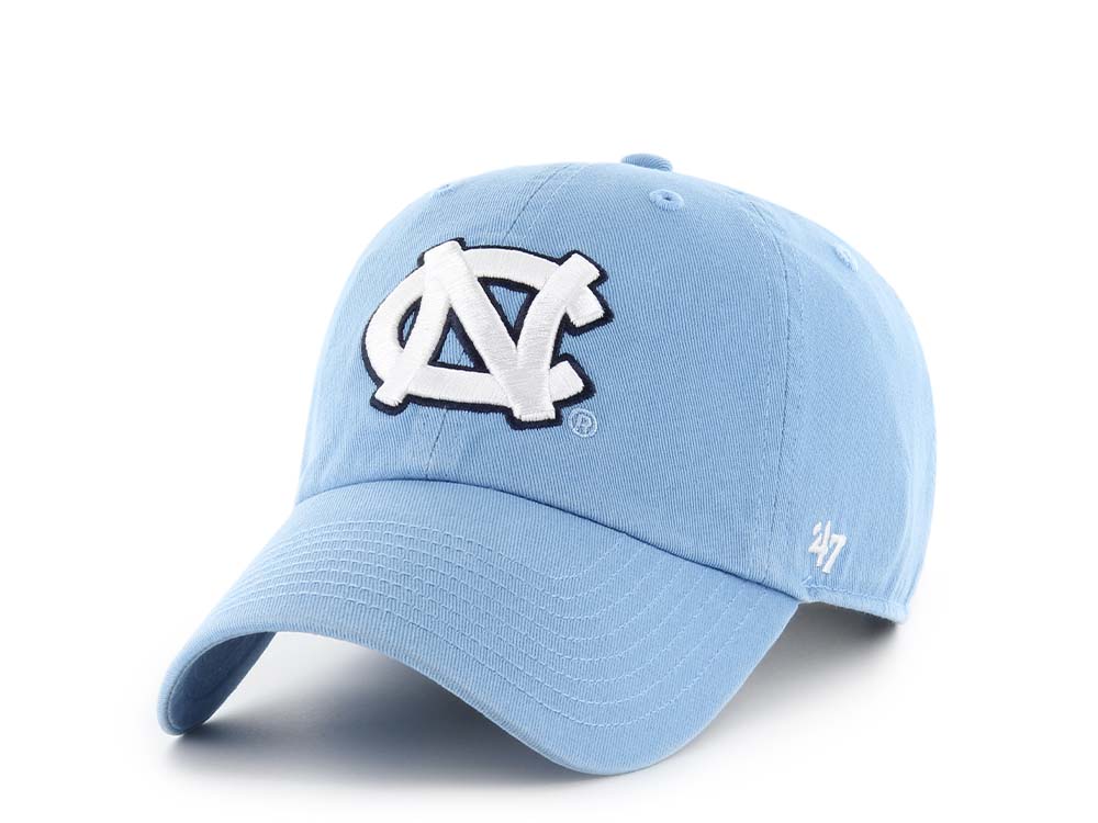 47Brand North Carolina Tar Heels Columbia Clean Up Strapback Hat