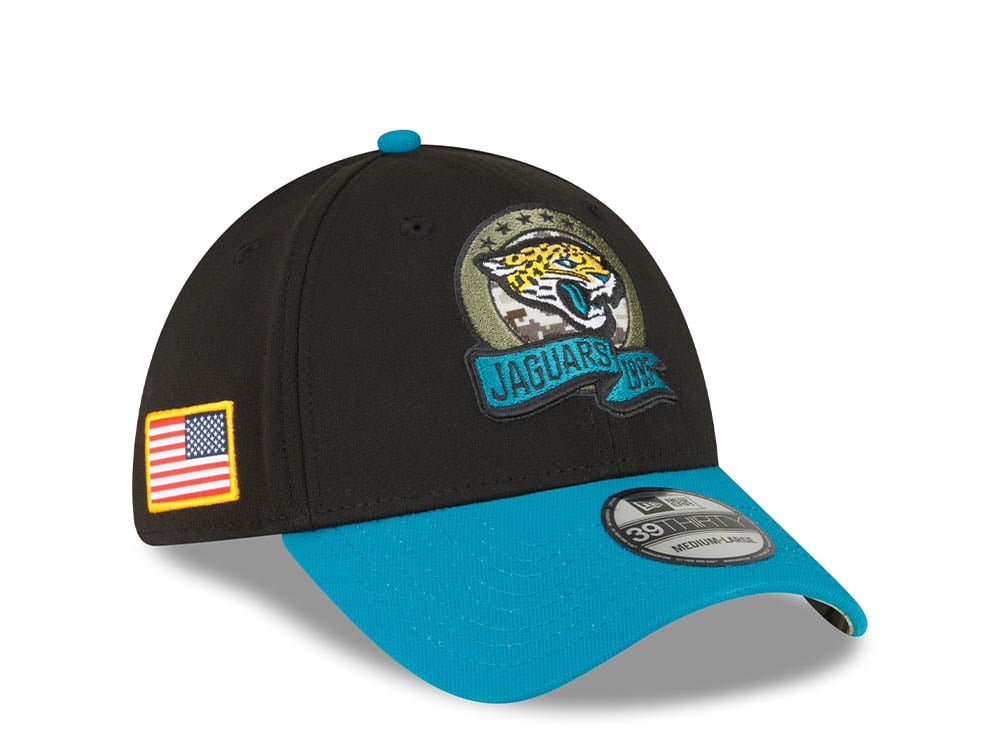 New Era Jacksonville Jaguars Salute to Service 2022 39Thirty Stretch Hat