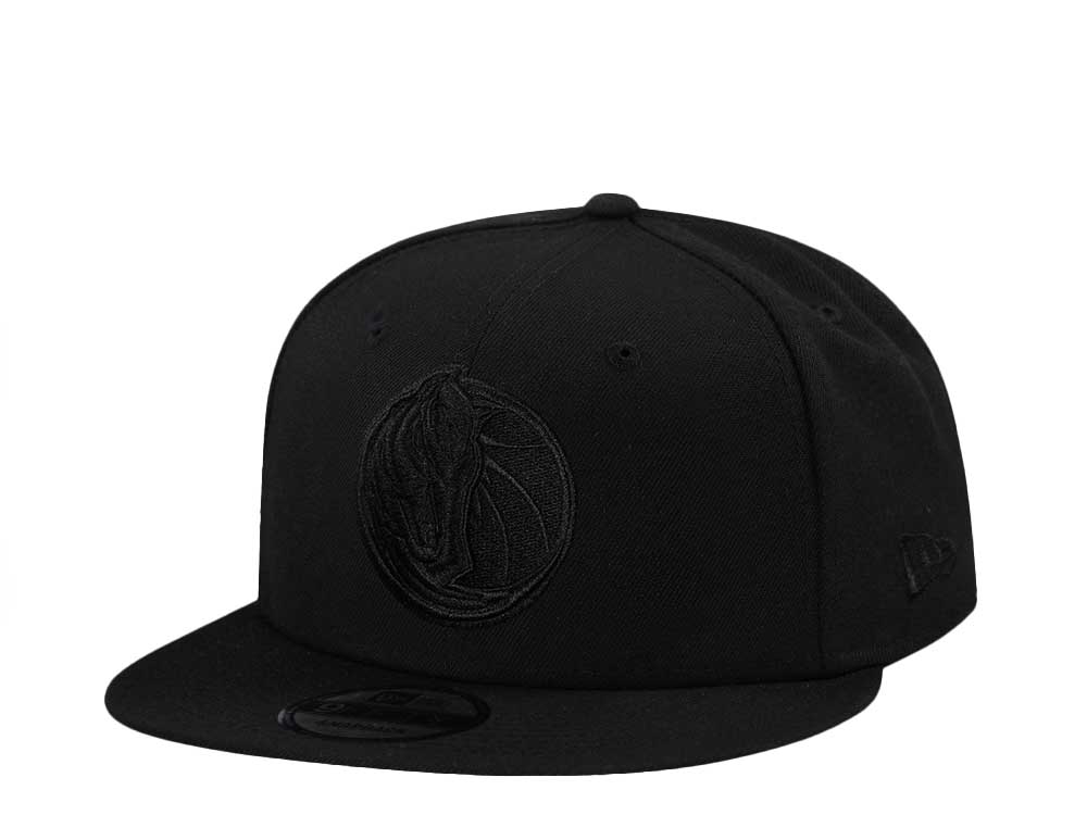 New Era Dallas Mavericks Black Classic Edition 9Fifty Snapback Hat