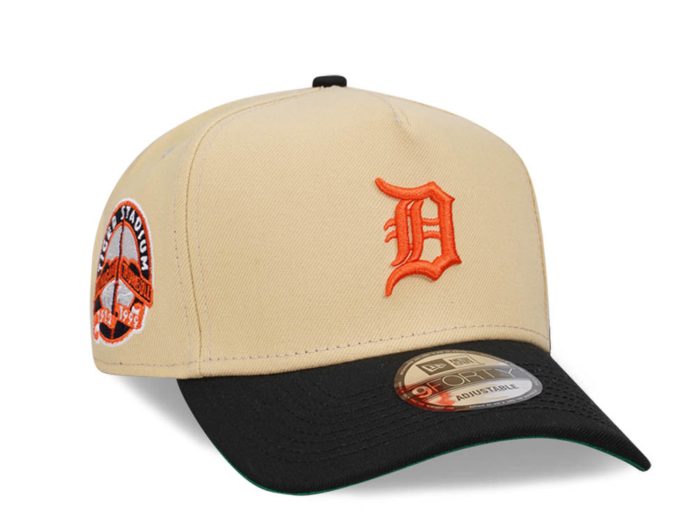 New Era Detroit Tigers Tiger Stadium Two Tone Throwback Edition 9Forty A Frame Snapback Hat