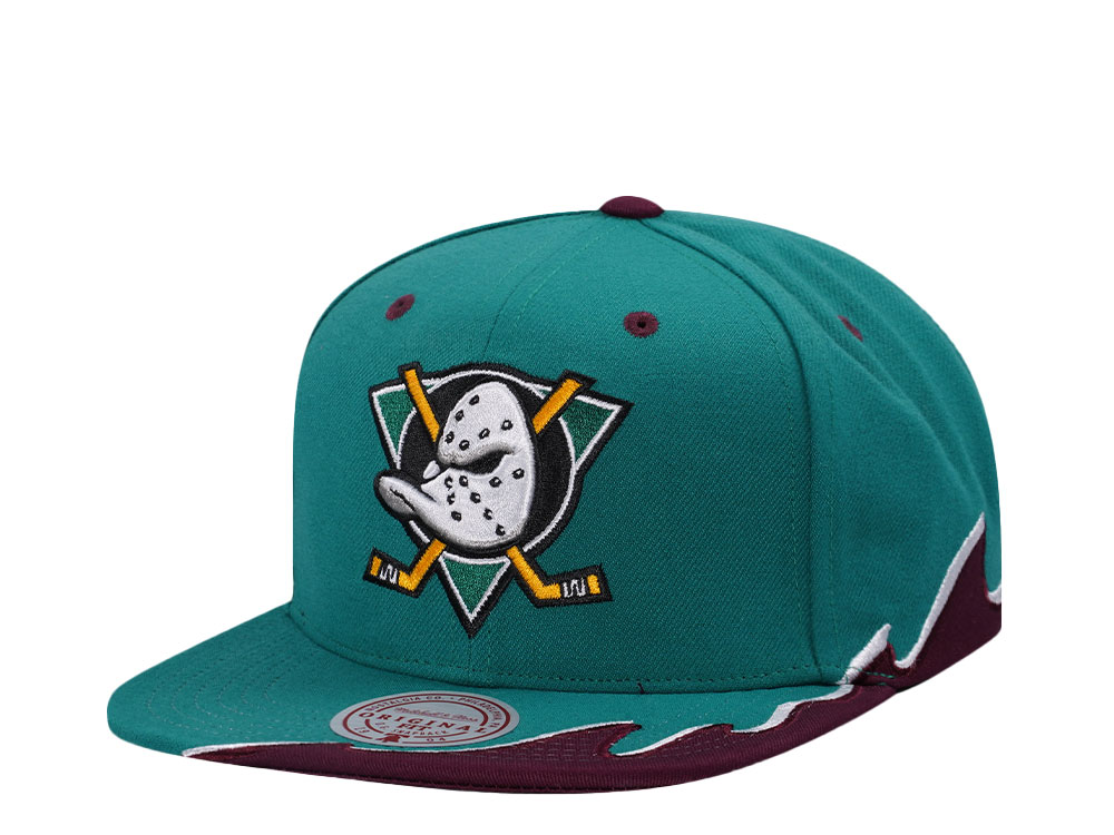 Mitchell & Ness Anaheim Ducks Vintage Rising Tide Snapback Hat