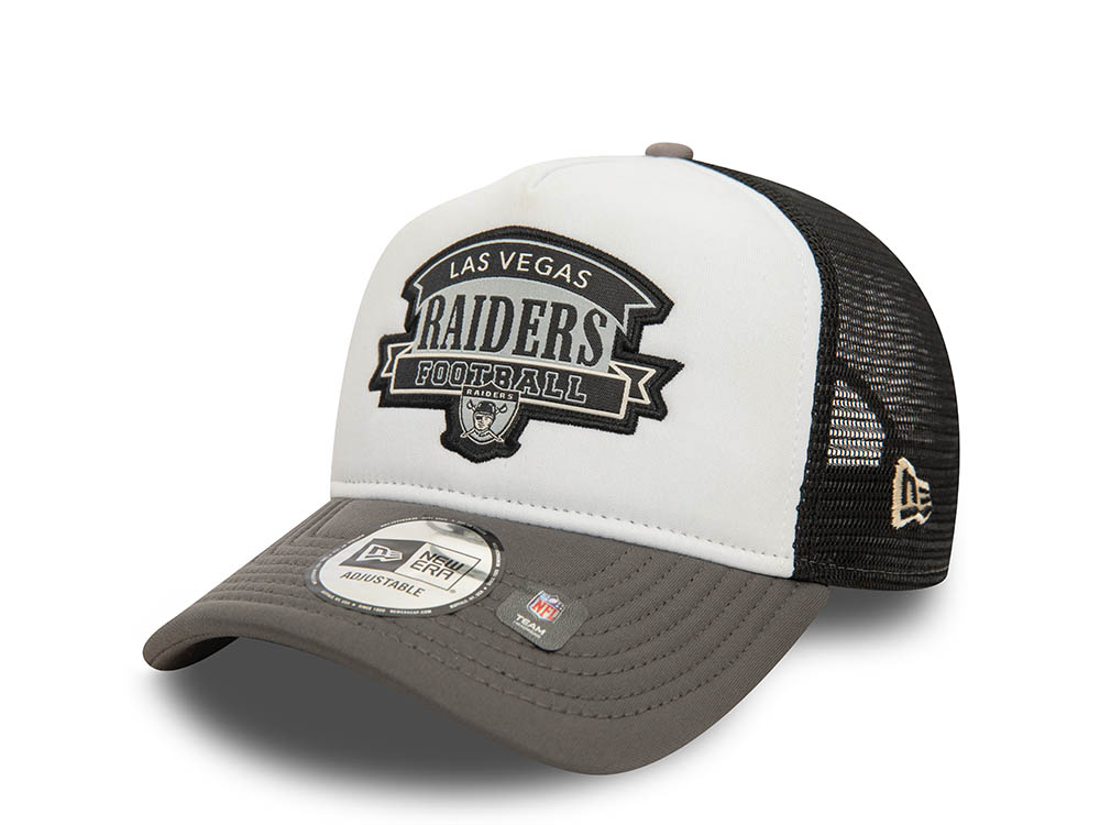 New Era Las Vegas Raiders Classic Trucker A Frame Snapback Hat