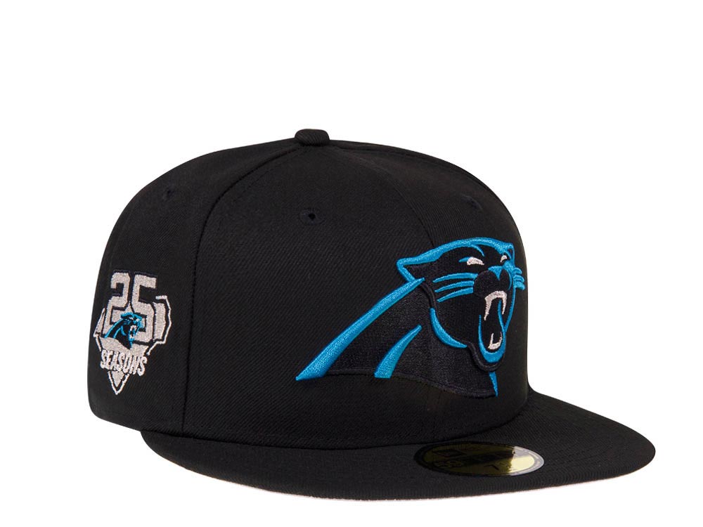 New Era Carolina Panthers 25 Seasons Black Classic Prime Edition 59Fifty Fitted Hat