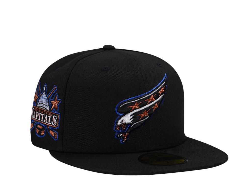 New Era Washington Capitals Screaming Eagle Black Prime Edition 59Fifty Fitted Hat