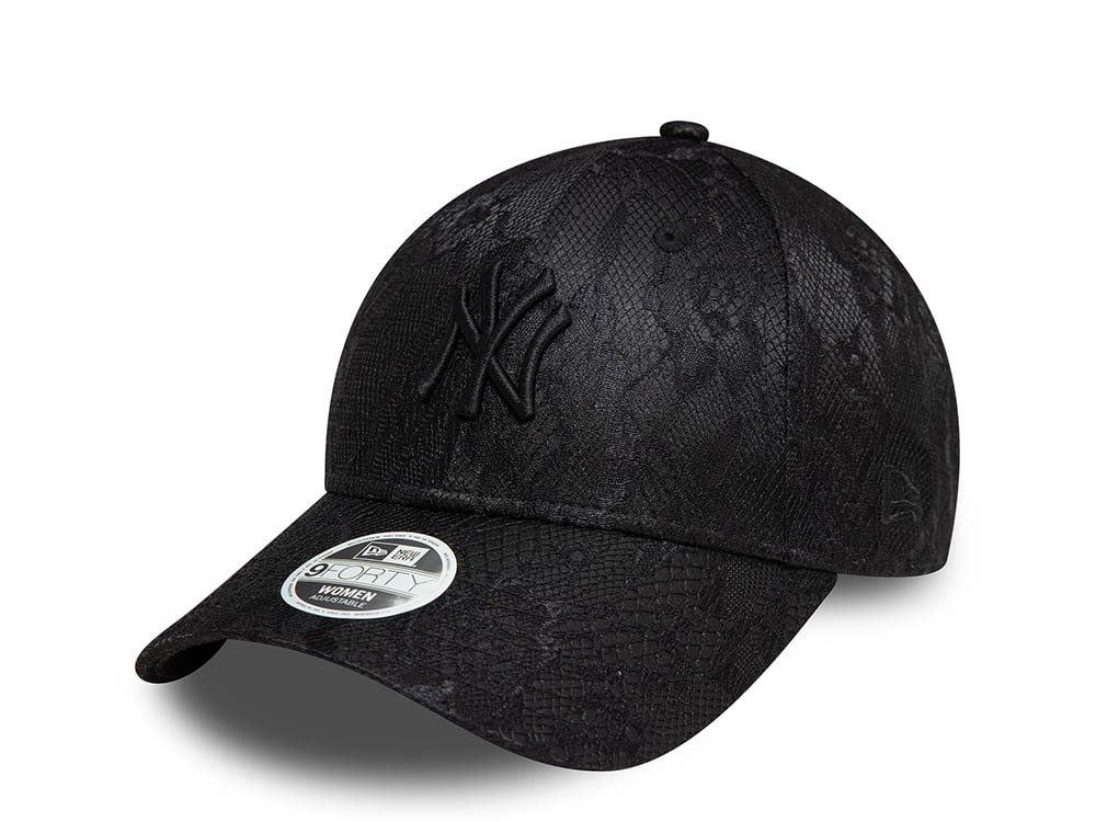 New Era New York Yankees Lace Black Womens 9Forty Snapback Hat