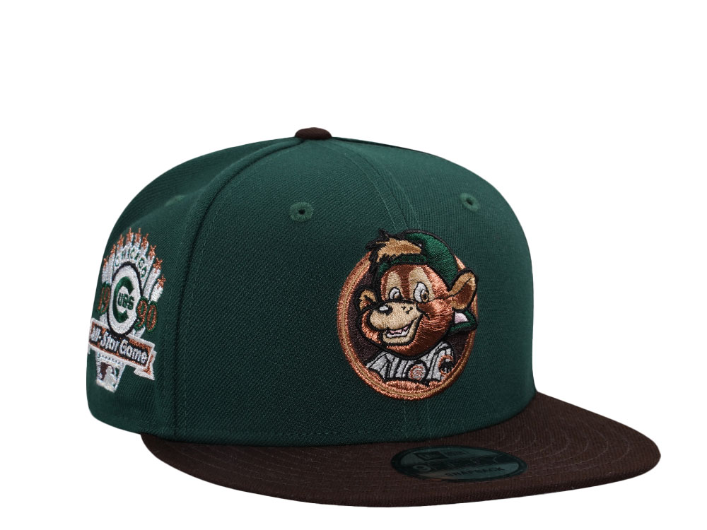 New Era Chicago Cubs All Star Game 1990 Green Copper Two Tone Edition 9Fifty Snapback Hat