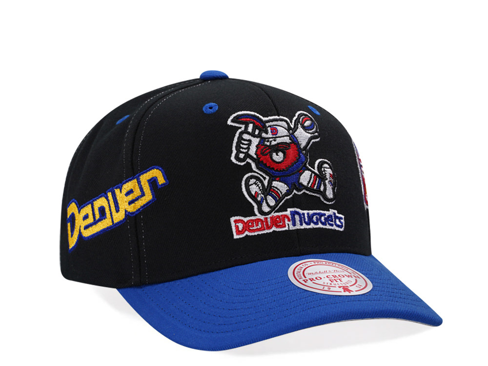 Mitchell & Ness Denver Nuggets Hardwood Classic Pro Crown Fit Snapback Hat