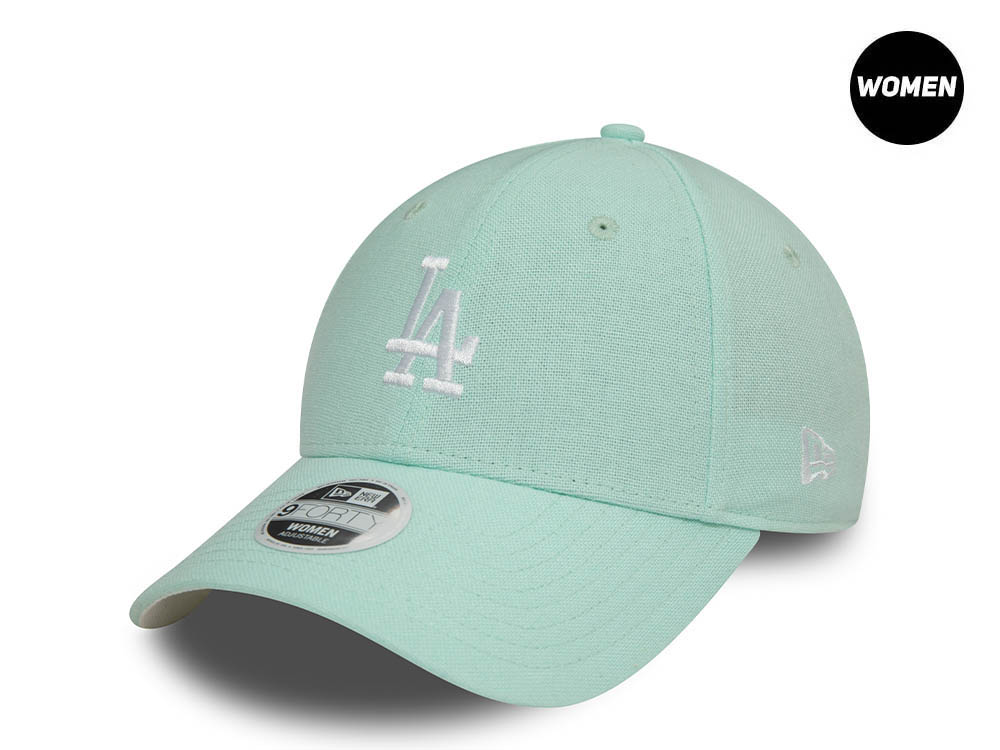 New Era Los Angeles Dodgers Teal Linen Womens 9Forty Strapback Hat