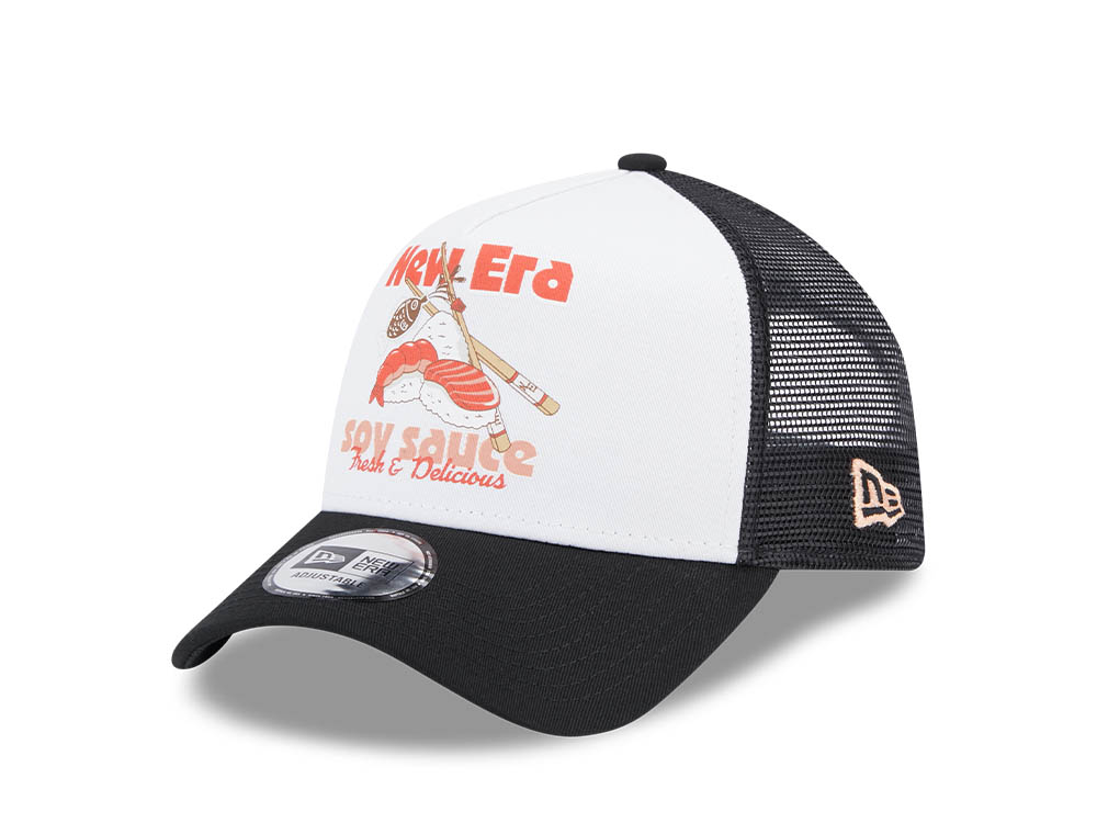 New Era Soy Sauce Food  9Forty A Frame Trucker Snapback Hat