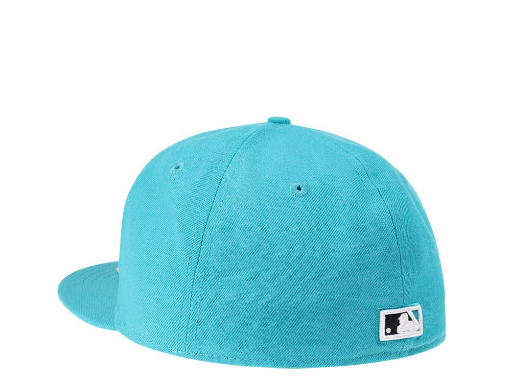 New Era Florida Marlins All Teal Classic Edition 59Fifty Fitted Cap TOPPERZSTORE.COM