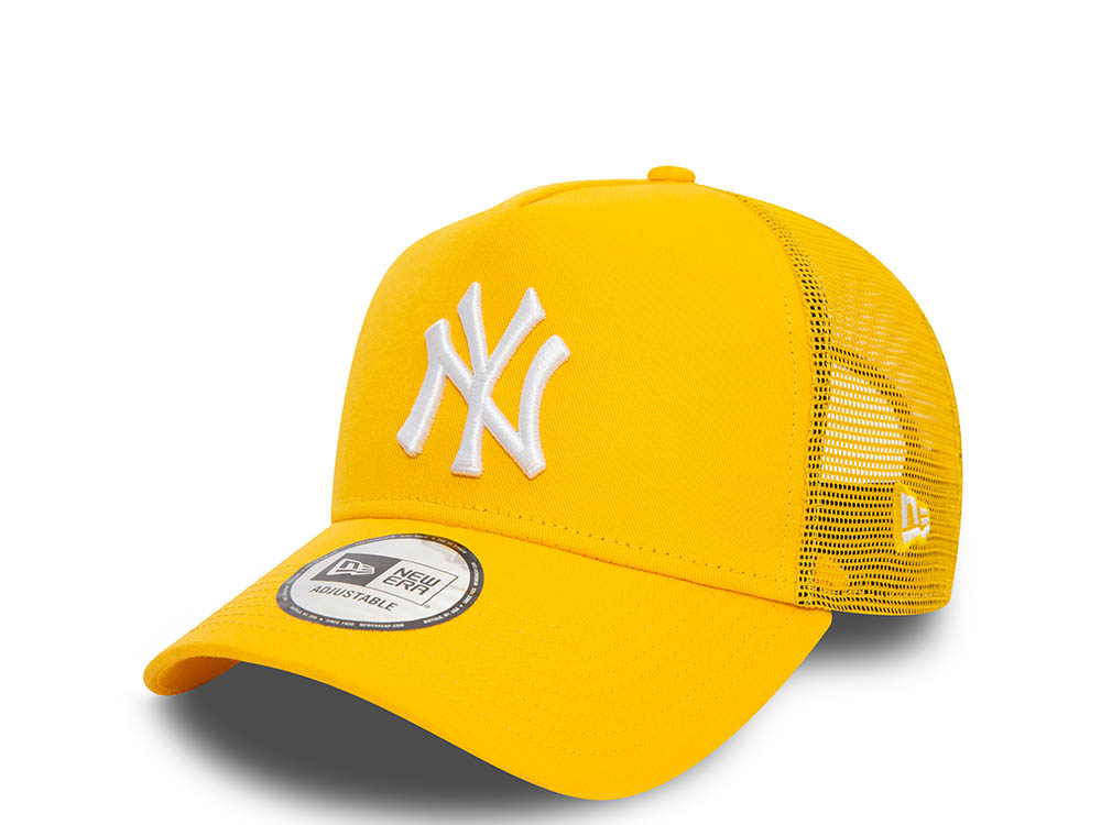 New Era New York Yankees Yellow A Frame Trucker Snapback Hat