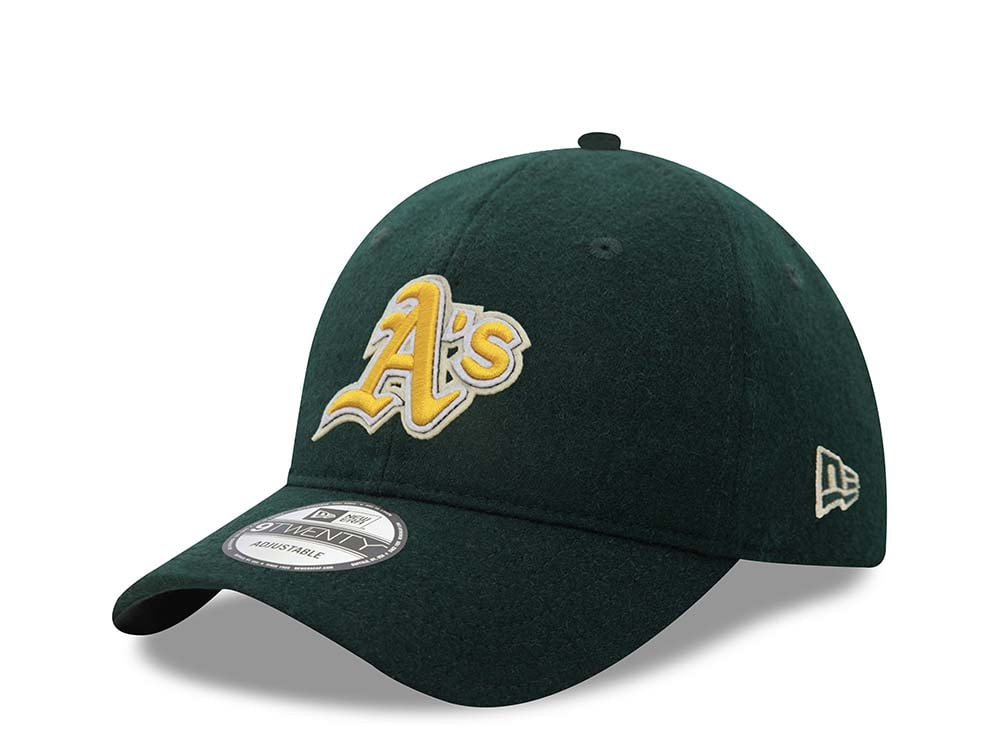 New Era Oakland Athletics Melton Green 9Twenty Snapback Hat