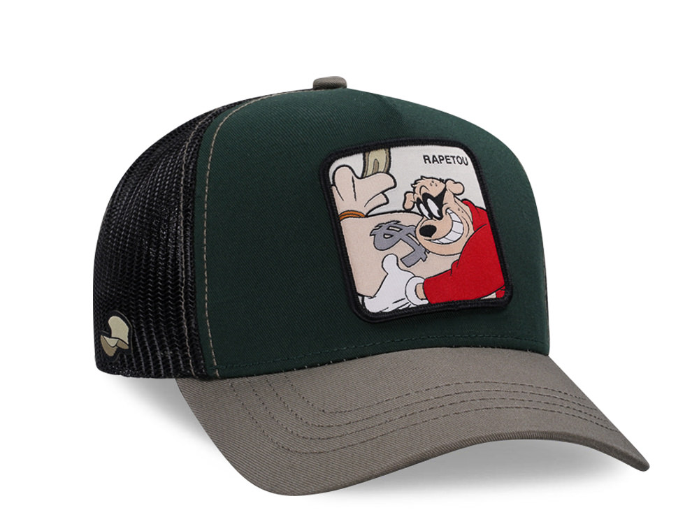 Capslab Disney Rapetou Green Grey Trucker Snapback Hat