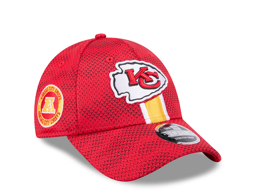 New Era Kansas City Chiefs Sideline 2024 9Forty Stretch Snapback Hat