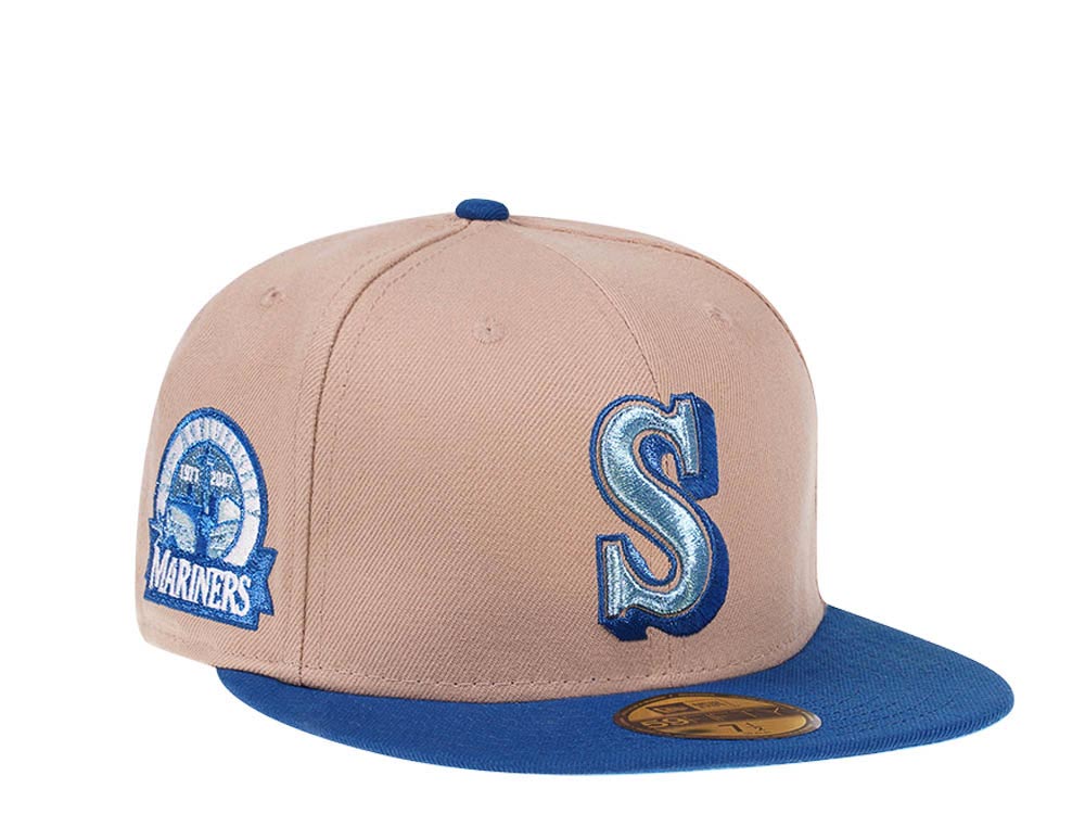 New Era Seattle Mariners 30th Anniversary Metallic Suede Elite Edition 59Fifty Fitted Hat