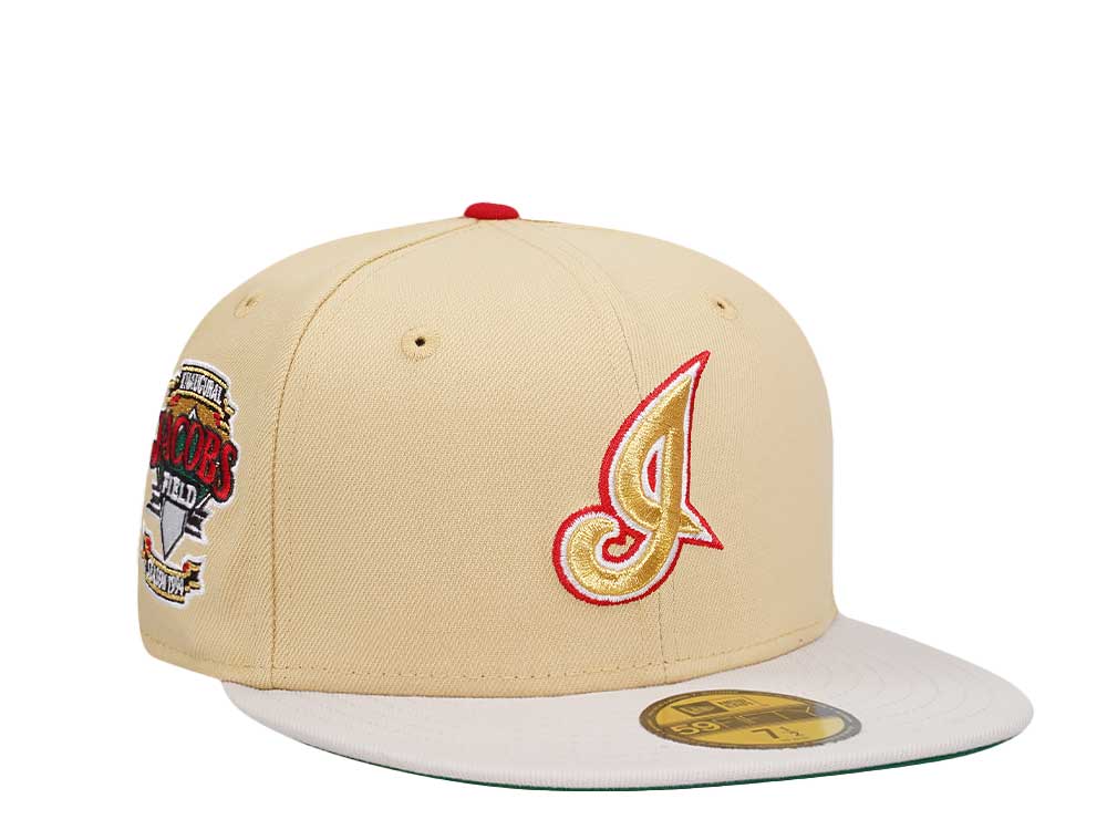 New Era Cleveland Indians Inaugural Season 1994 Vegas Gold Two Tone Edition 59Fifty Fitted Hat