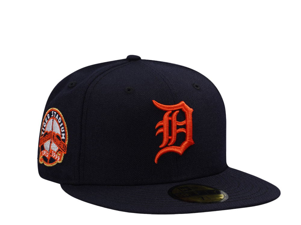 New Era Detroit Tigers Stadium Patch Wool Throwback Edition 59Fifty Fitted Hat