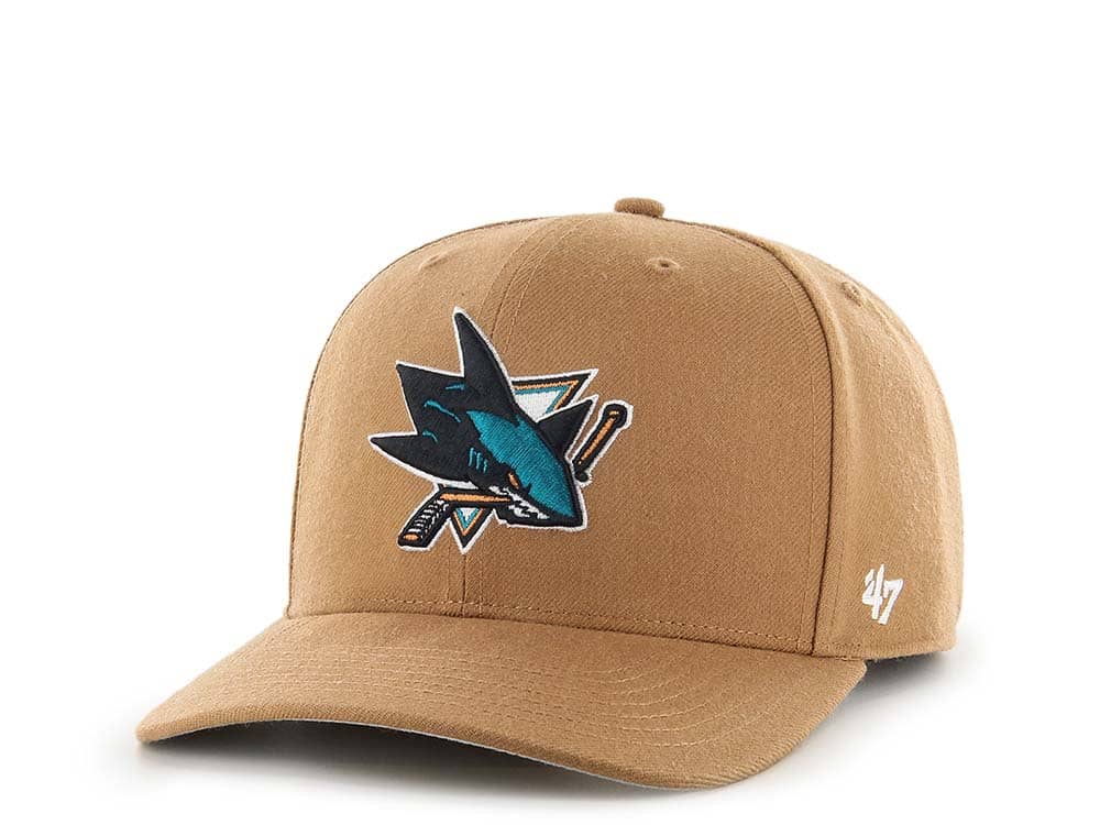 47Brand San Jose Sharks Classic DP Camel Snapback Hat