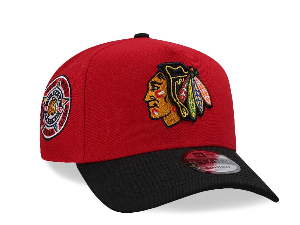 New Era Chicago Blackhawks All Star Game 1991 Two Tone Edition 9Forty A Frame Snapback Hat