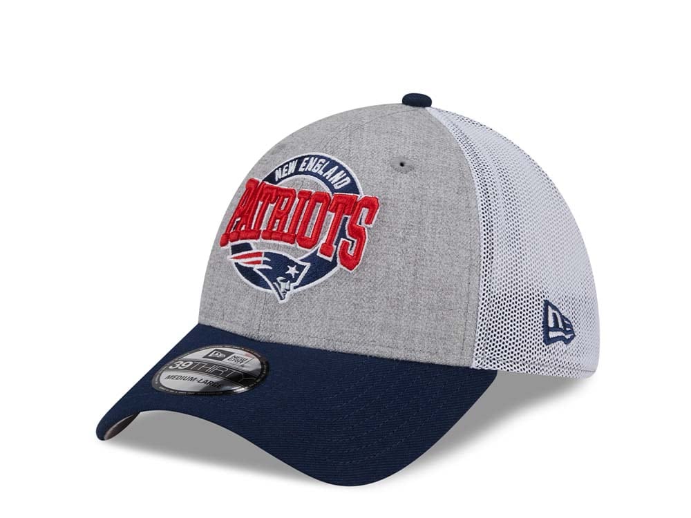 New Era New England Patriots Heather E3 Two Tone Edition 39Thirty Stretch Hat