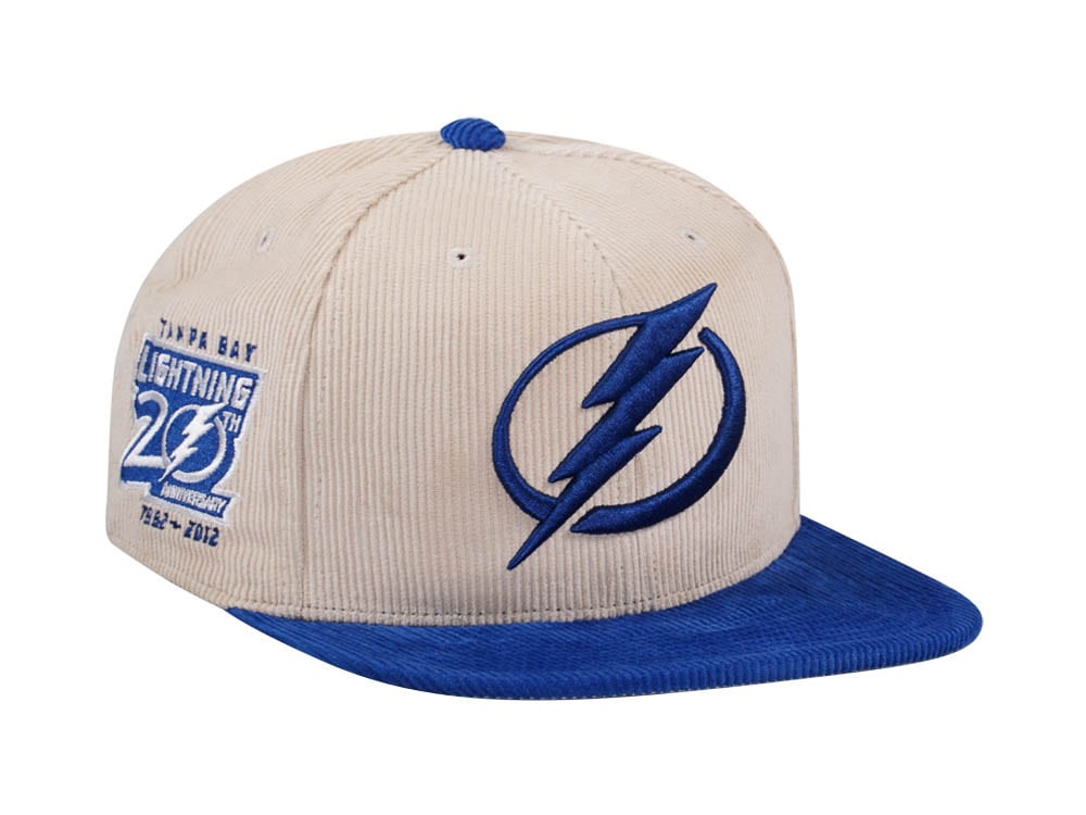 Mitchell & Ness Tampa Bay Lightning 20th Anniversary Two Tone Cord Edition Dynasty Fitted Hat