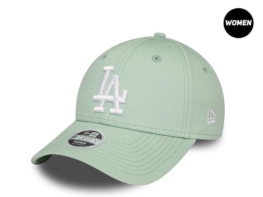 New Era Los Angeles Dodgers League Essential Aloe Womens 9Forty Strapback Hat