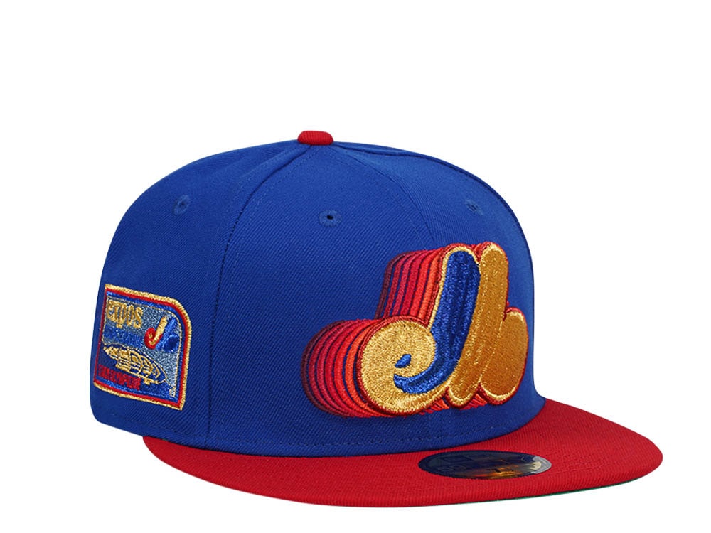 New Era Montreal Expos Olympic Stadium Faded Gold Two Tone Edition 59Fifty Fitted Hat