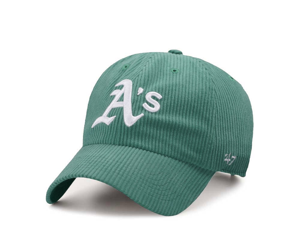 47Brand Oakland Athletics Green Cord Clean up Snapback Hat