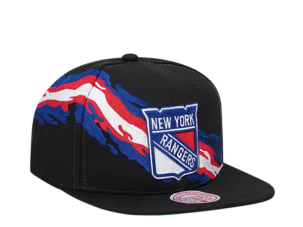 Mitchell & Ness New York Rangers Vintage Paintbrush Snapback Hat