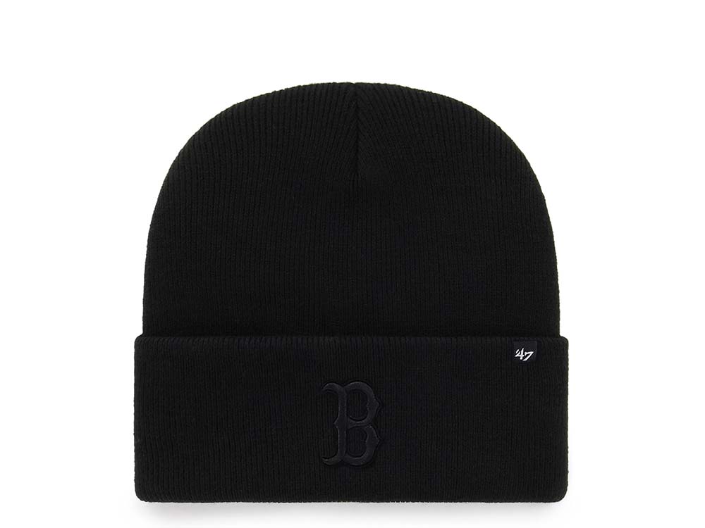 47 Brand Boston Red Sox All Black Edition Cuff Knit