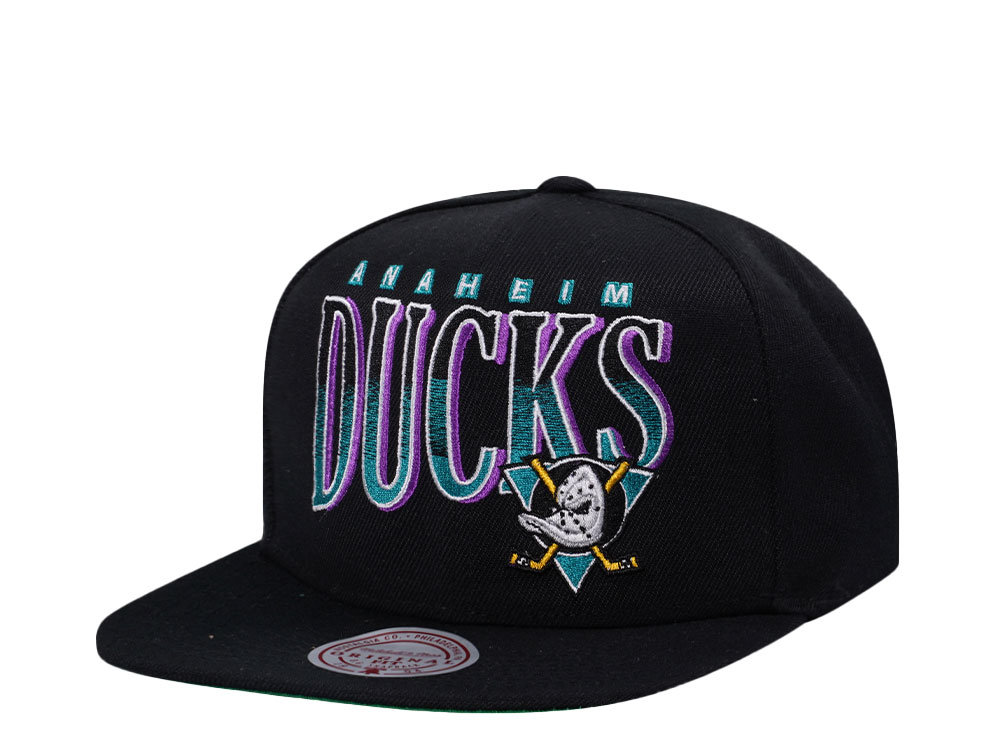 Mitchell & Ness Anaheim Ducks Vintage Script Snapback Hat