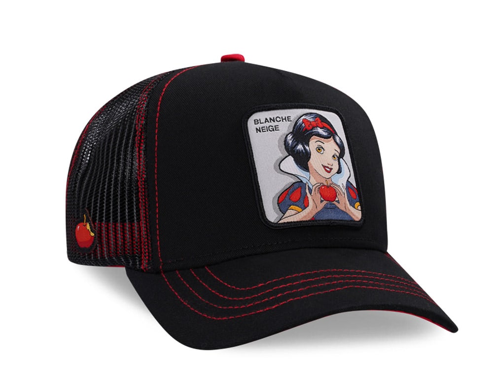 Capslab Disney Snow White Black Trucker Snapback Hat