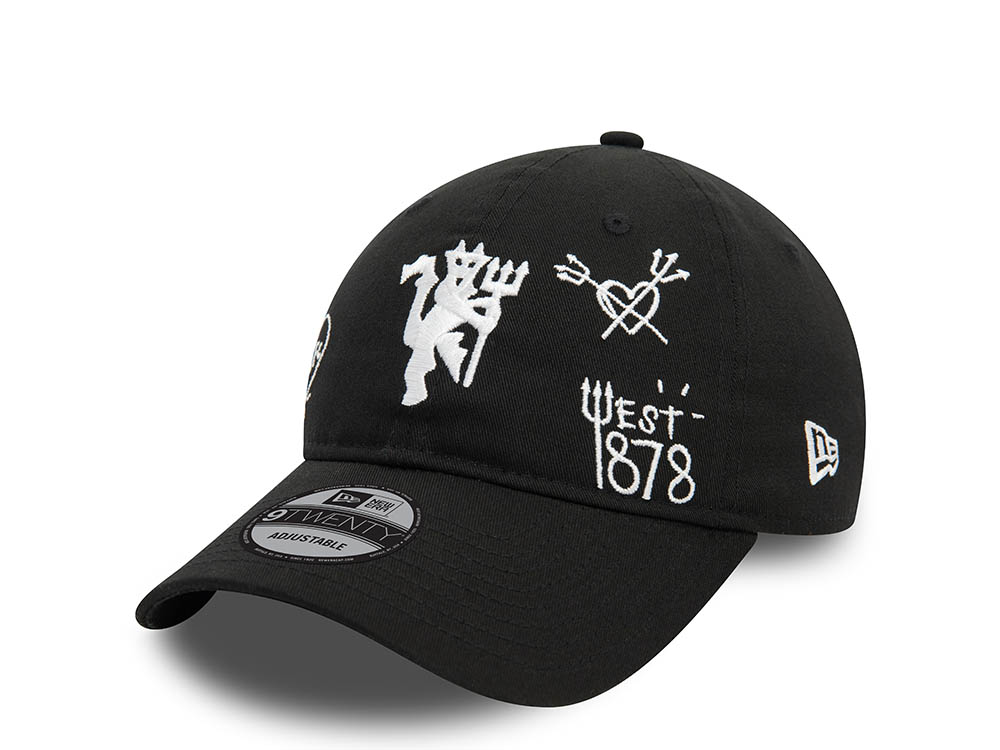 New Era Manchester United Scribble 9Twenty Strapback Hat