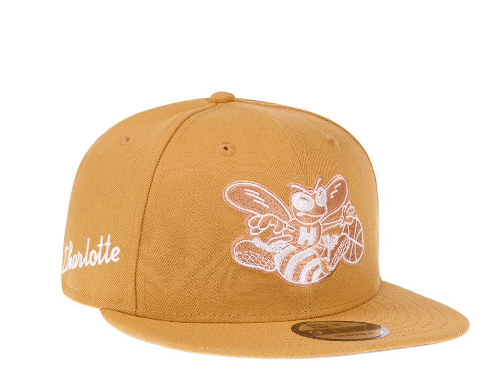 New Era Charlotte Hornets Pan Tan Edition 9Fifty Snapback Hat