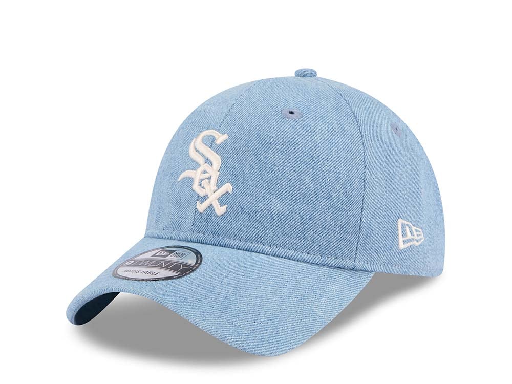 New Era Chicago White Sox Washed Denim 9Twenty Strapback Hat