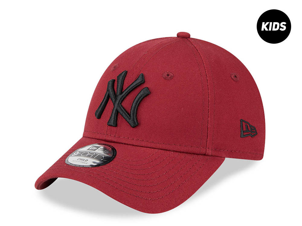 New Era New York Yankees Essential League Maroon Kids 9Forty Strapback Hat