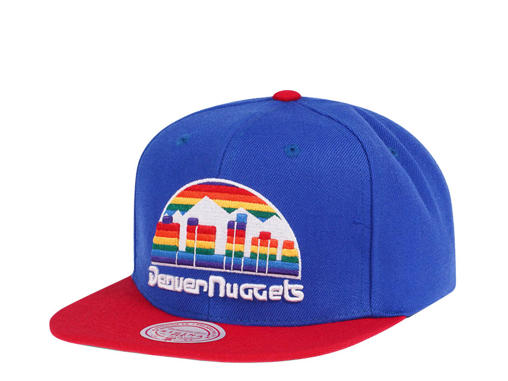 Mitchell & Ness Denver Nuggets Team Two Tone Hardwood Classics Snapback Cap