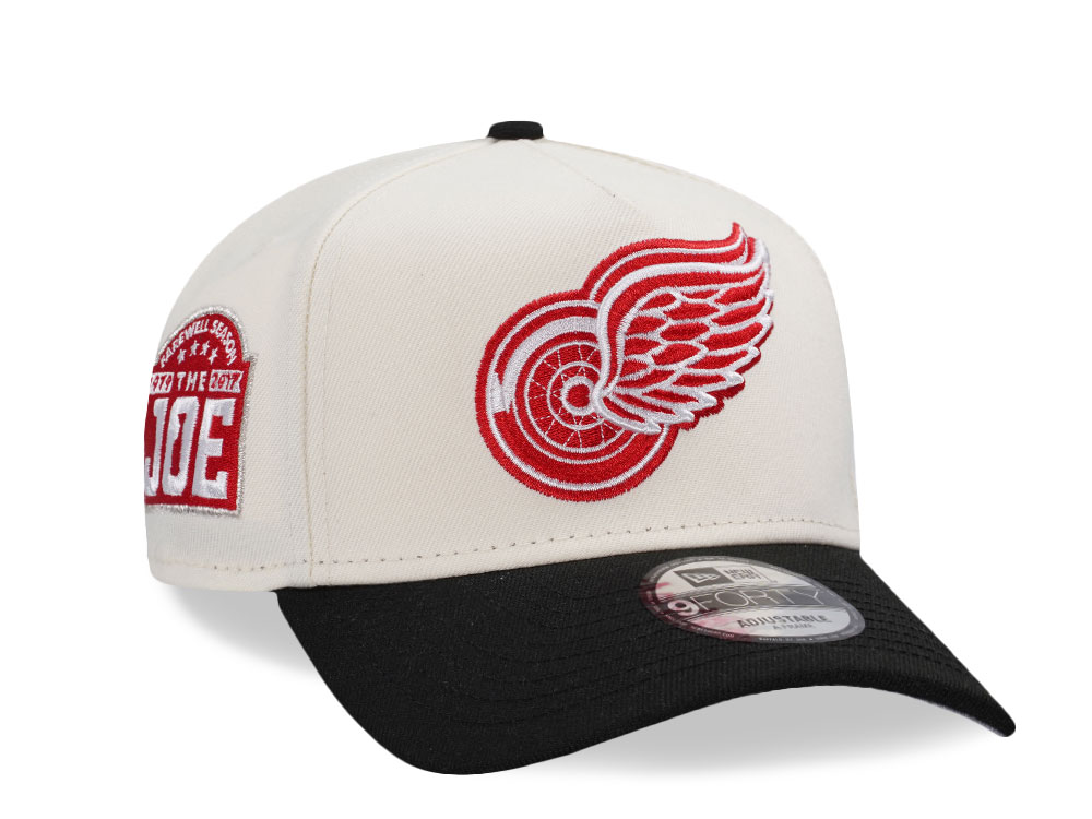 New Era Detroit Red Wings Farewell Season Joe Louis Arena Chrome Two Tone Edition 9Forty A Frame Snapback Hat