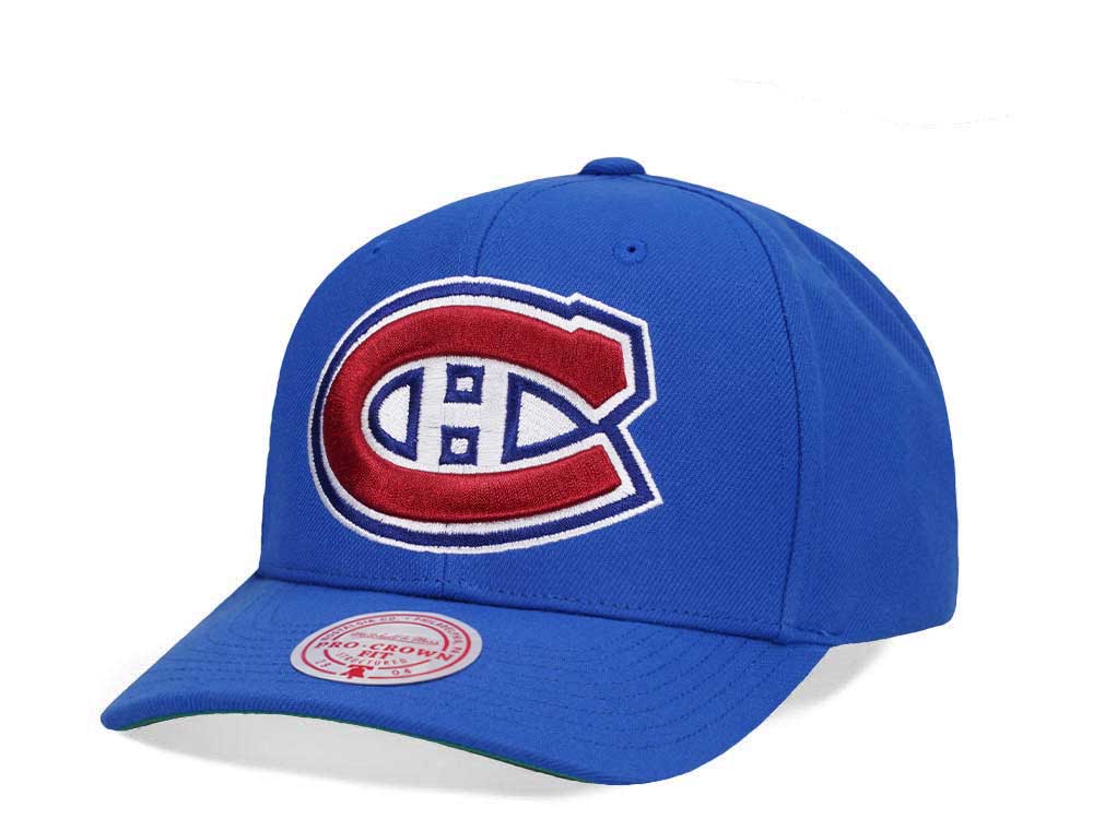 Mitchell & Ness Montreal Canadiens Team Ground 2.0 Pro Blue Snapback Hat