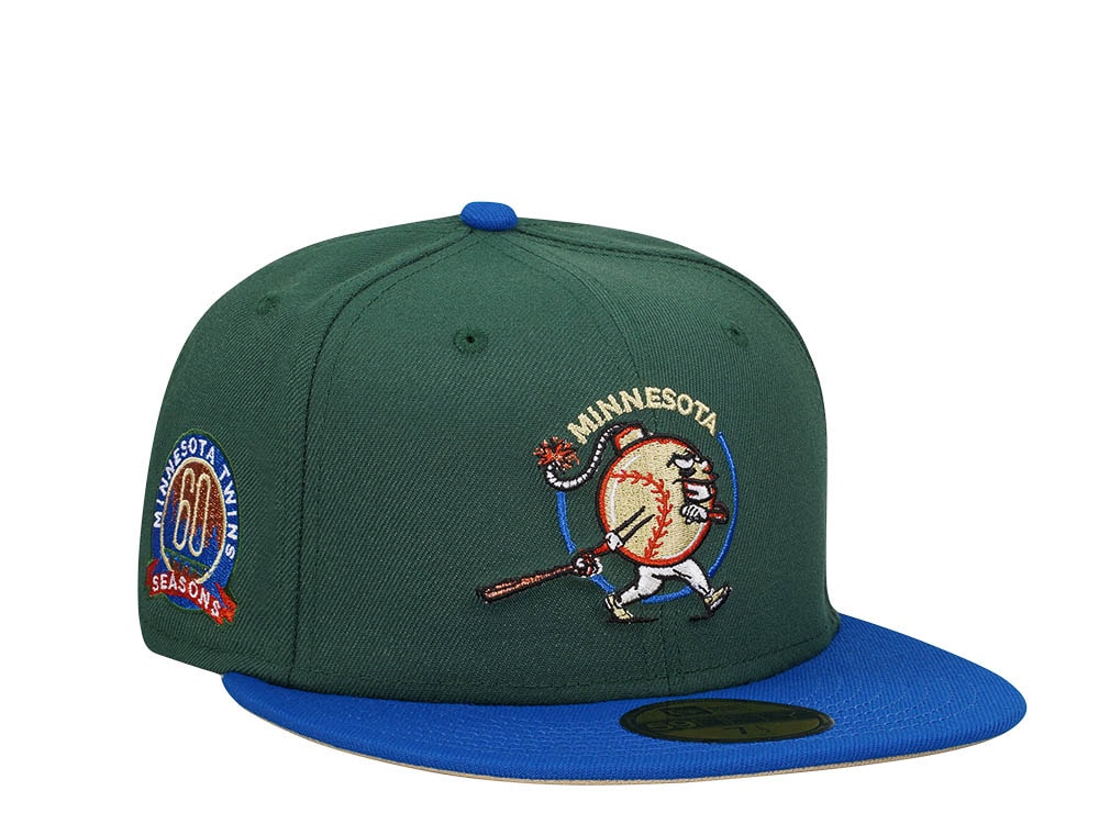 New Era Minnesota Twins 60 Season Bomba Squad Two Tone Edition 59Fifty Fitted Hat