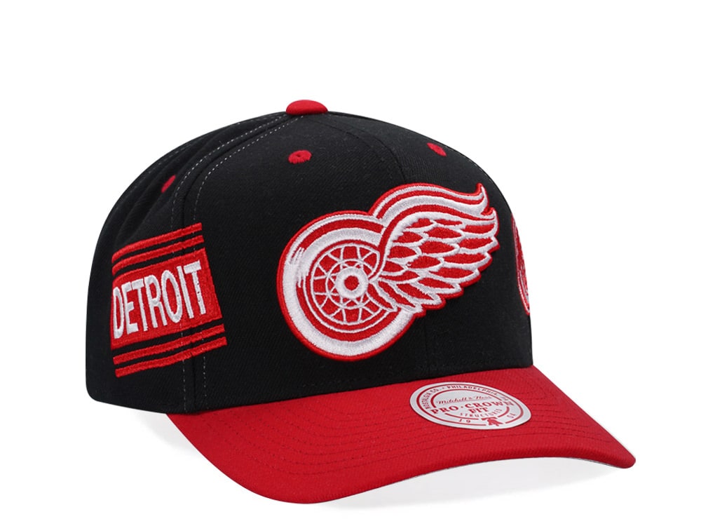 Mitchell & Ness Detroit Red Wings Vintage Logo Pro Crown Fit Snapback Hat