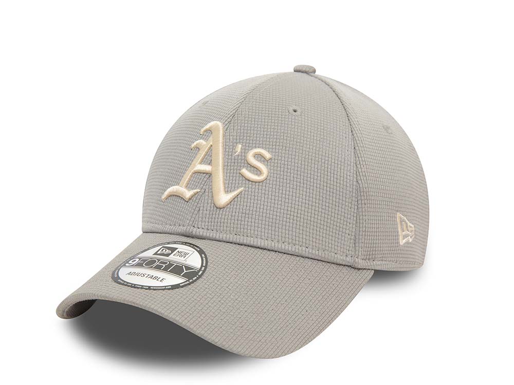 New Era Oakland Athletics Gray 9Forty Strapback Hat