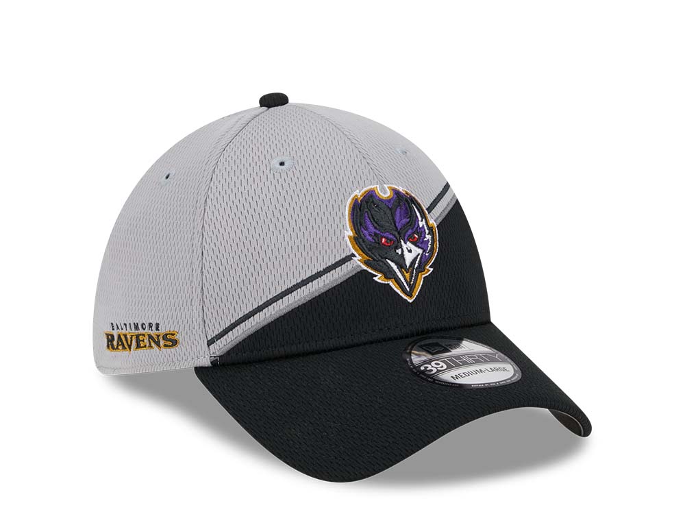 New Era Baltimore Ravens NFL Sideline 2023 39Thirty Stretch Hat