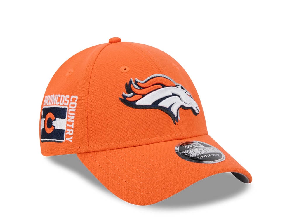 New Era Denver Broncos NFL24 Draft 9Forty Stretch Snapback Hat