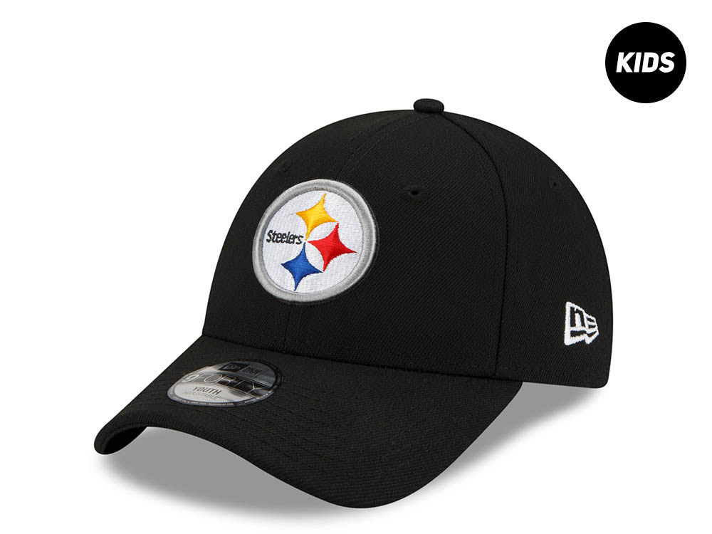 New Era Pittsburgh Steelers Black Kids 9Forty Strapback Hat