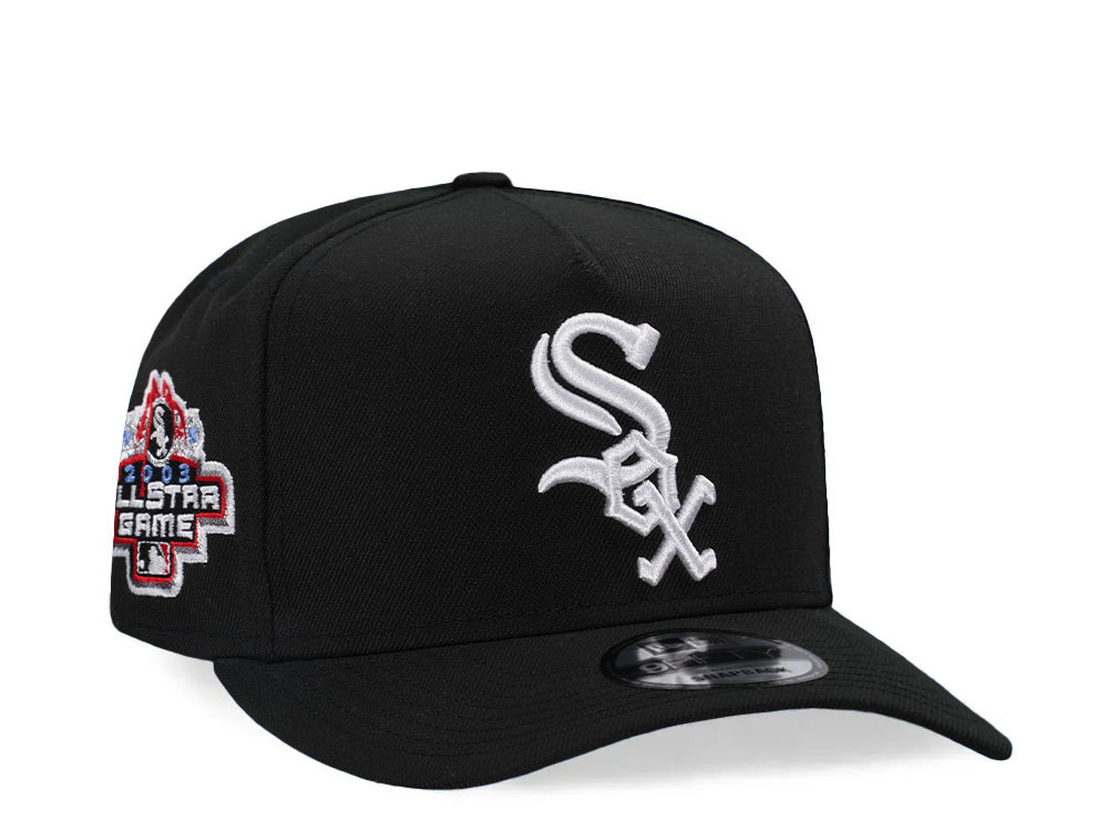 New Era Chicago White Sox All Star Game 2003 Black Classic A Frame 9Fifty Snapback Hat